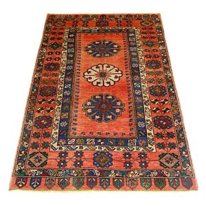 画像1: トルコ手織りオールド絨毯
