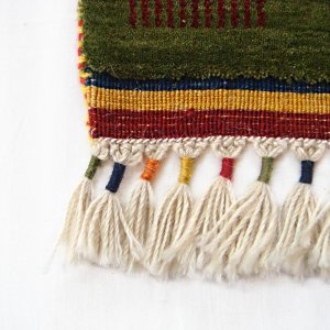 画像2: 手織りやわらかギャッベ  トルコデザイン　AC-240
