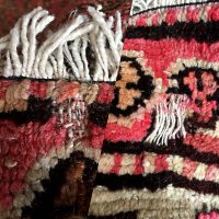 手織りウール絨毯の穴修理