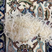 手織り絨毯の修理