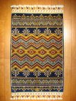 画像1: トルコ手織りウール絨毯 玄関マットサイズ AC-136