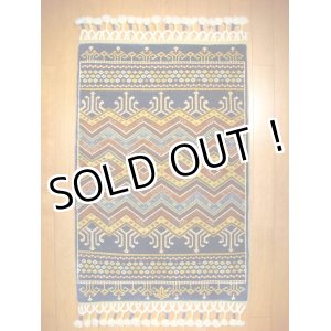 画像: トルコ手織りウール絨毯 玄関マットサイズ AC-136