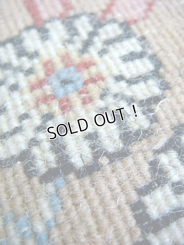 画像3: トルコ手織りウール絨毯 玄関マットサイズ  AC-223