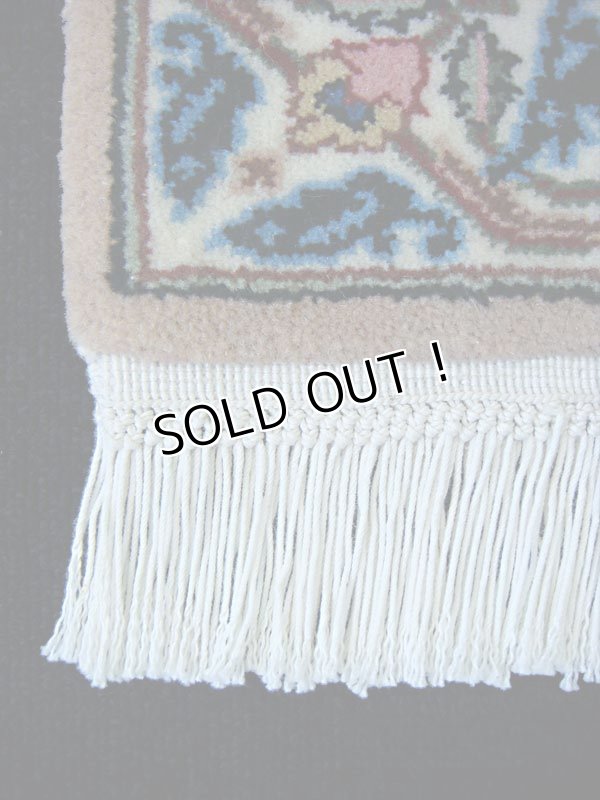 画像2: トルコ手織りウール絨毯 玄関マットサイズ  AC-223