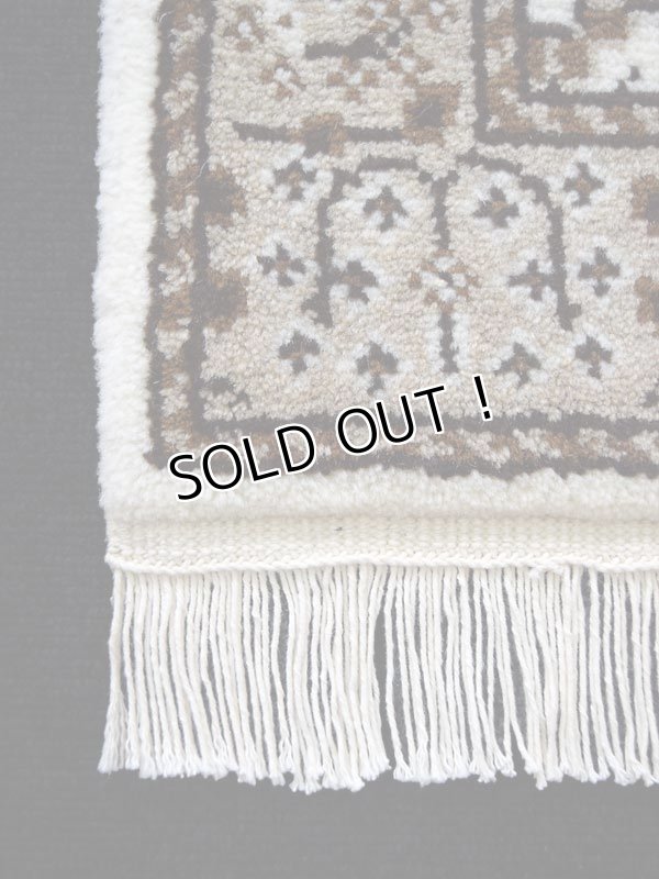 画像3: トルコ手織りウール絨毯 玄関マットサイズ AC-228