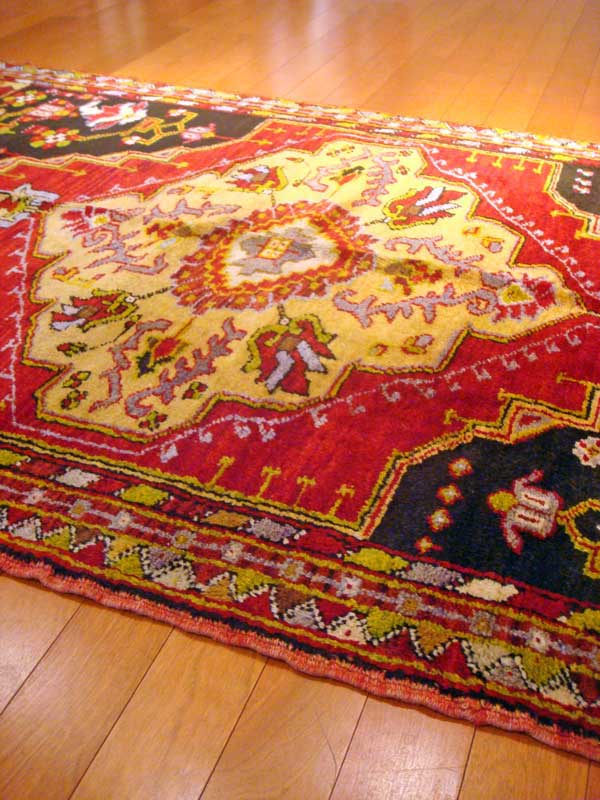 画像2: トルコ手織りオールド絨毯