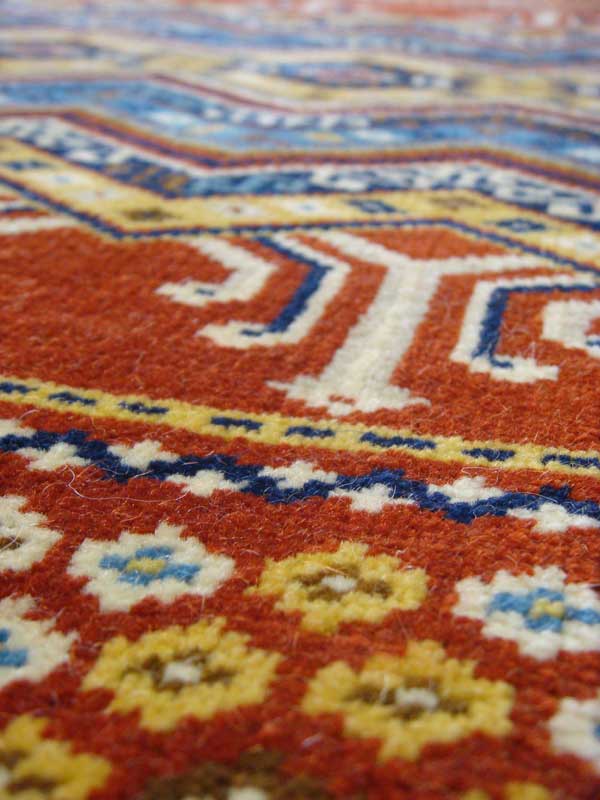画像4: トルコ手織りウール絨毯 玄関マットサイズ AC-143
