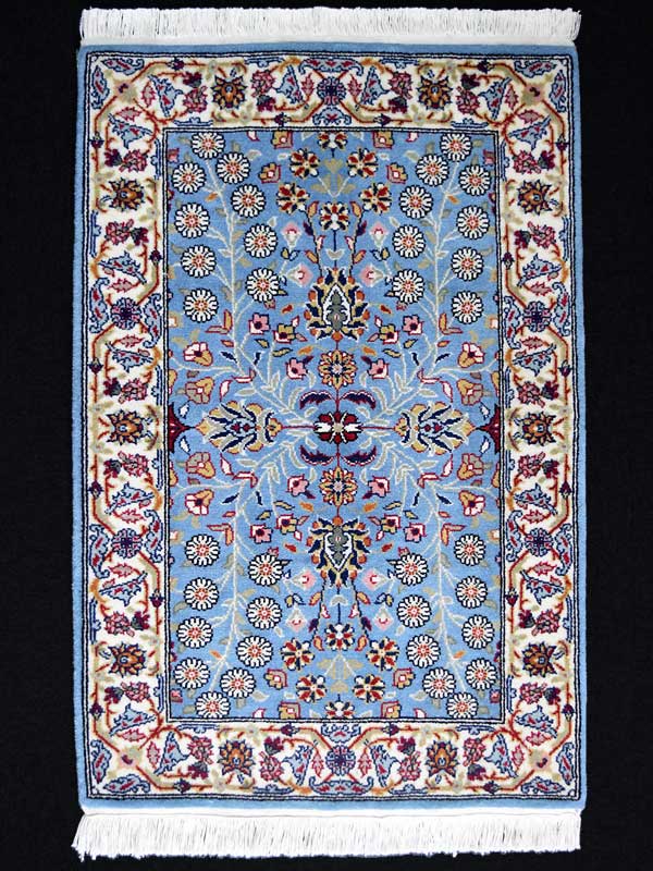 画像1: トルコ手織りウール絨毯 玄関マットサイズ AC-219