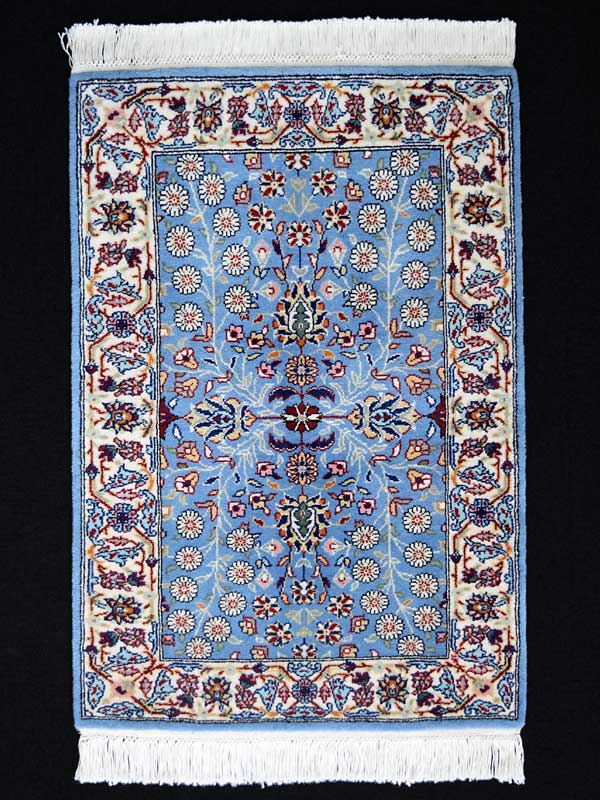 画像1: トルコ手織りウール絨毯 玄関マットサイズ AC-222